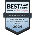best law firms | best lawyers | San Francisco | personal injury litigation | plaintiffs tier 1 | 2024
