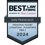 best law firms | best lawyers | San Francisco | personal injury litigation | plaintiffs tier 1 | 2024